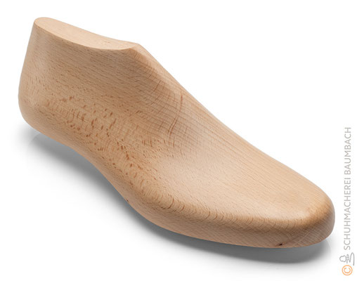 Professionell geformter Schuhleisten