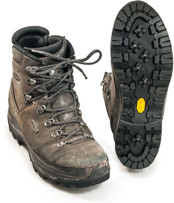 Vibram Teton an Lowa Wanderschuh