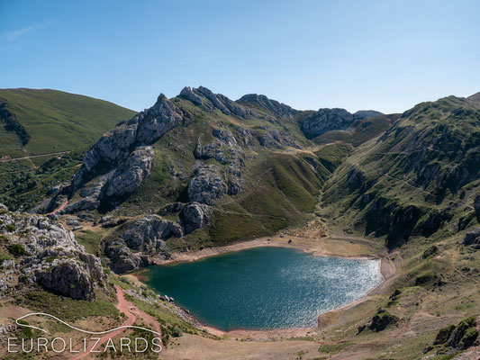 The Lago de La Cueva - one of several lakes in the Lagos de Saliencia area (Parque Natural de Somiedo)