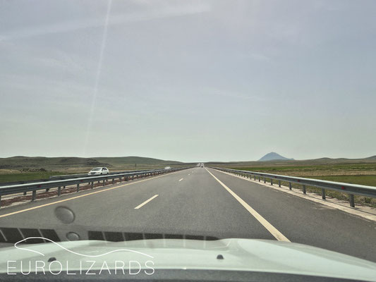 Crossing the steppe