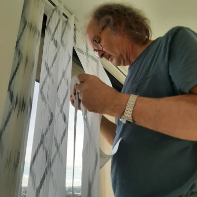 Lamellenmontage in Frankfurt durch Reinhard Junker
