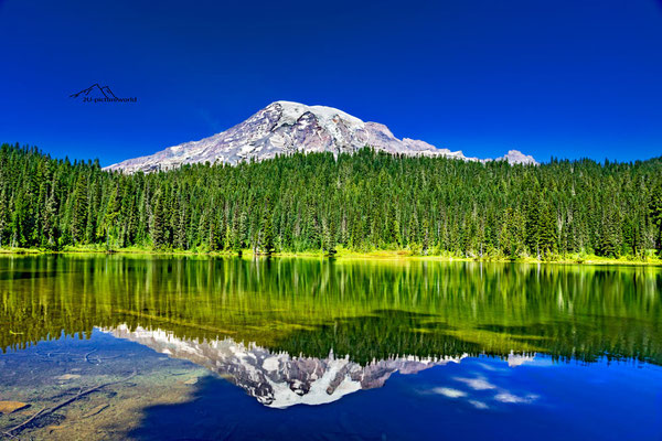 Bild: 2 x Mount Rainier, State Washington 