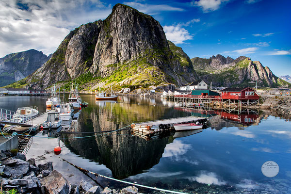 Bild: Hamnoya, Moskenesoy Lofoten island, "Hamnoya Bucht", www,2u-pictureworld.de