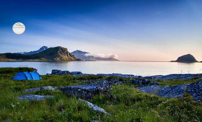 Bild: Haukland Lofoten Norwegen, "Schlafplatz", www.2u-pictureworld.de