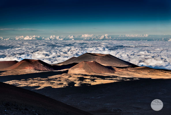 Bild: cinder of volcano Mauna Kea, Hawaii, "cinderland"; www.2u-pictureworld