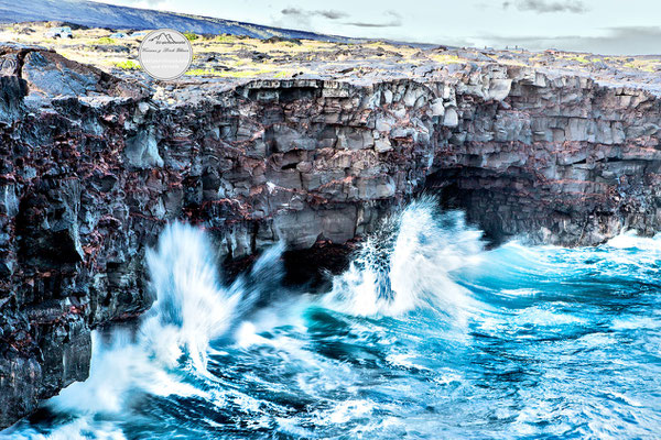 Bild: "Wellensprung", Volcano Nationalpark, Hawaii