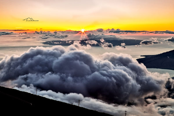 Bild: "Sonnenuntergang 3055", Haleakala, Maui