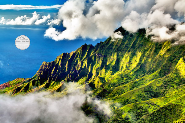 Bild: "Wolkenrahmung", Kokee State Park, Kauai