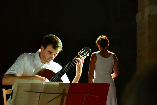 Frédéric Costantino et la mezzo soprano Aude Extrèmo 