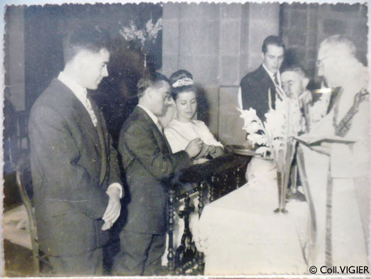 Mariage d'Irène et Georges à St-Junien (c) Coll. VIGIER