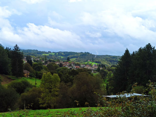 Vue vers le quartier de la gare.
