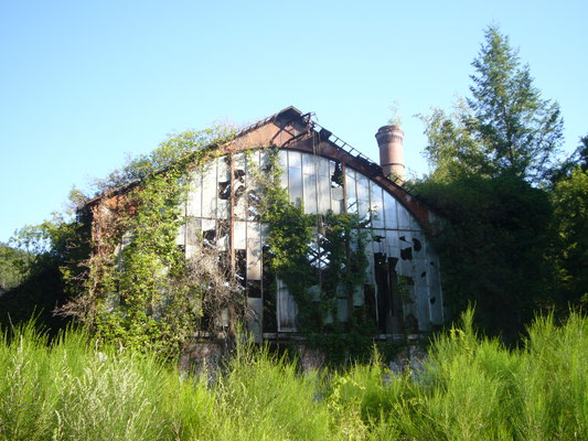 Les anciens locaux de l'usine à tan de Saint-Denis-des-Murs (lieu-dit L'Usine).