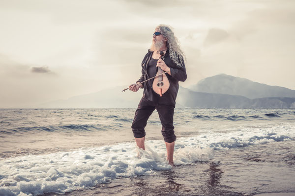 Myron, Kreta, Lyraspieler und Sänger, personal branding