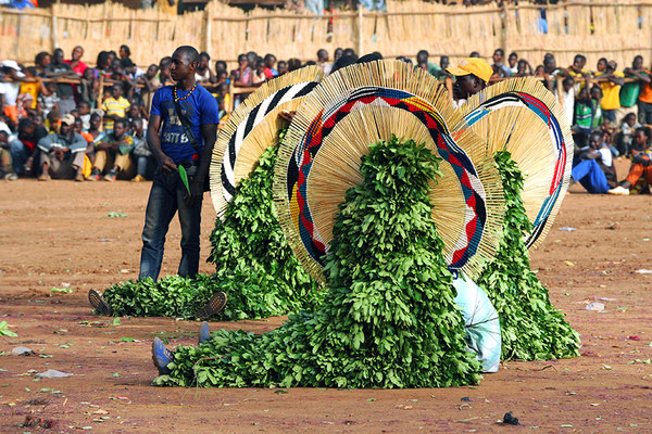 Masque feuilles de Paradé (Burkina Faso)