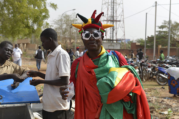 Supporters des Étalons. Équipe nationale de football du Burkina Faso