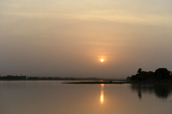 Lac du grand barrage