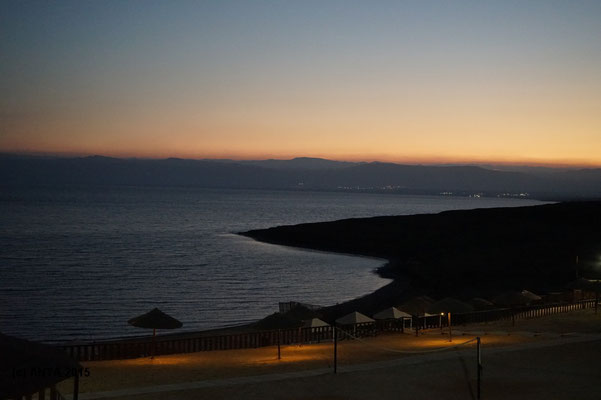 Abendstimmung am Toten Meer