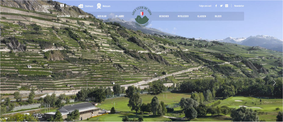 Golfhotel mit Golfplatz Wallis - ganzes Jahr offener Golfplatz Schweiz?
