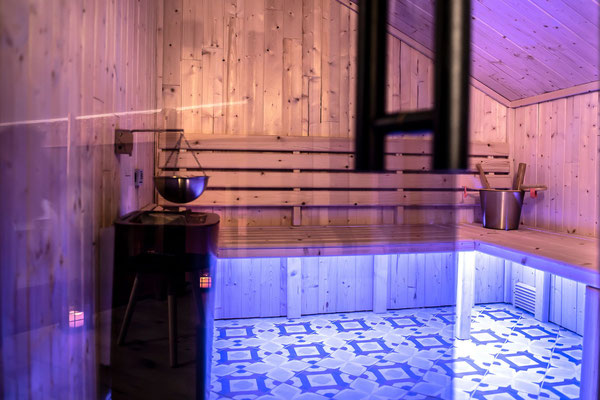 sauna au sel de l'Himalaya 