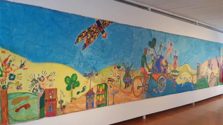 Montage d'exposition, Galerie d'art du Parc.