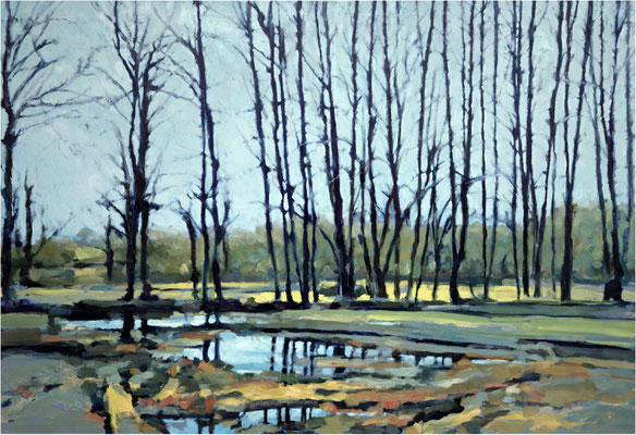 Feldrand, Öl auf Leinwand, 2024, 100 x 70 cm