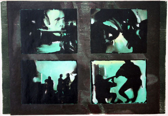 there`s someone in my head (but it`s not me), 2001, 4-Farb, 58 x 41 cm, Unikat