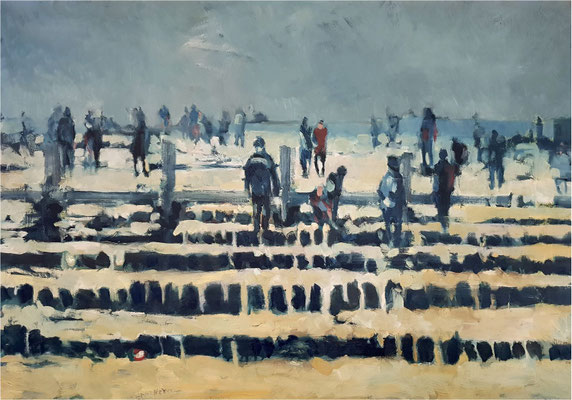 Herbstsuchende, Öl auf Leinwand, 2020, 100 x 70 cm