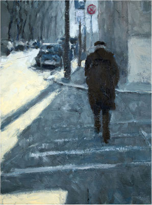 Heimweg, Öl auf Leinwand, 2025, 30 x 40 cm