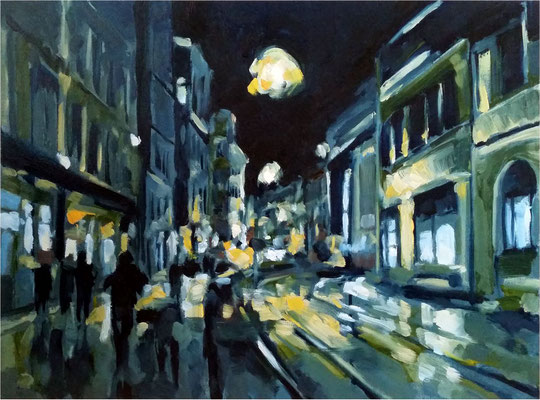 Ulrichstraße, Öl auf Leinwand, 2016, 80 x 60 cm