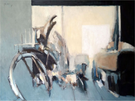 Interieur, Öl auf Leinwand, 2015, 120 x 90 cm