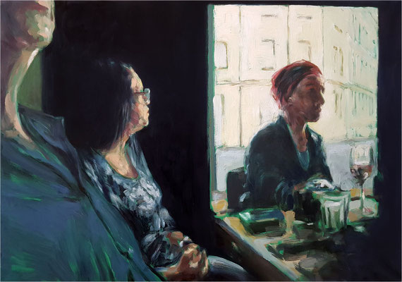 Geburtstag, Öl auf Leinwand, 2018, 100 x 70 cm