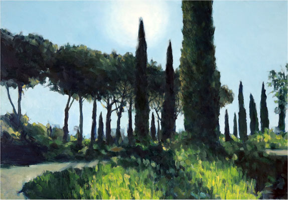 mezzogiorno, Öl auf Leinwand, 2024, 100 x 70 cm