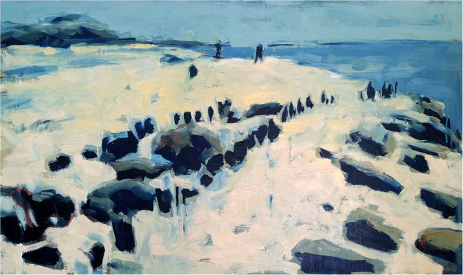 Ostsee 2018, Öl auf Leinwand, 2018, 100 x 60 cm