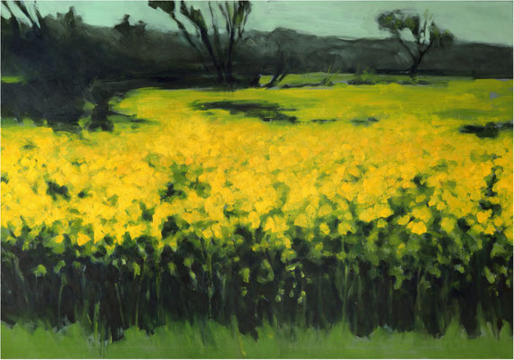 Feld, Öl auf Leinwand, 2024, 100 x 70 cm