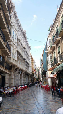 Gasse in Cartagena