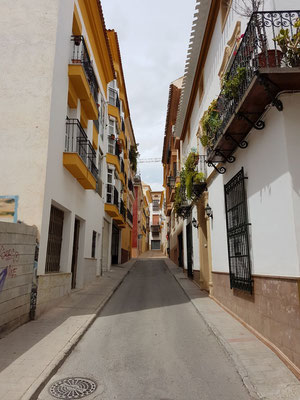 bereits hervorragend restaurierte Gasse