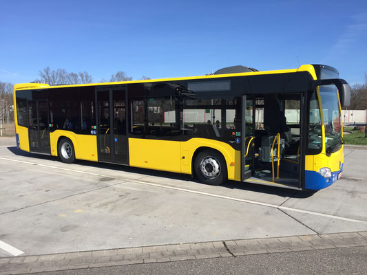 21.03.2019, Mercedes-Benz Citaro Hybrid, Mannheim - München