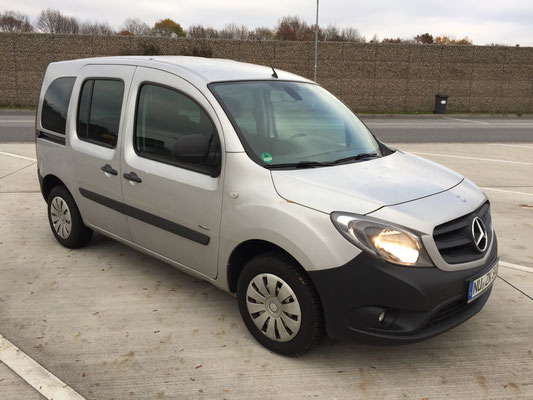 25.11.2016, Mercedes-Benz Citan 109 CDI, Spiessen - Mannheim