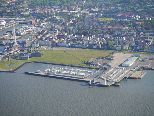 Der Yachthaven von Cuxhaven