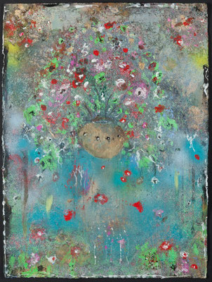 Janus (acrilyque sur papier
