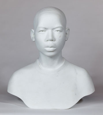 Enfant Rwandais (marbre - icône de la Forêt des âmes)