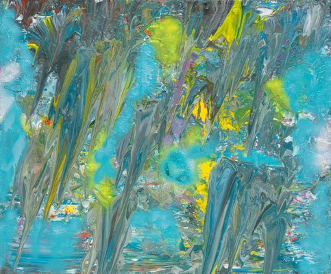 La Passe Céleste (acrylique sur toile 120 x 100 cm)