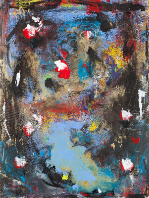 Somewhere (acrylique sur papier 60 x 46 cm)