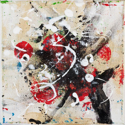 Boxing Dancer (acrylique sur toile 20 x 20cm)
