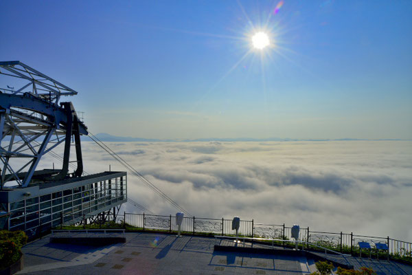 ３１１　函館山山頂から雲海