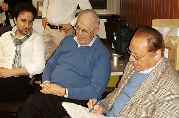 con EMILIO RAVEL e RENZO ARBORE