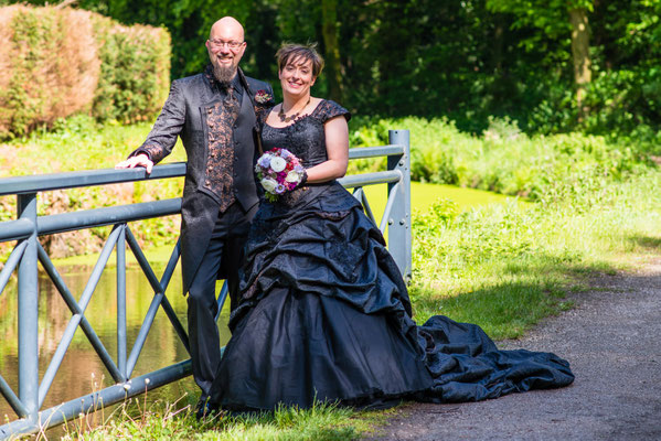 gothic steampunk wedding dress