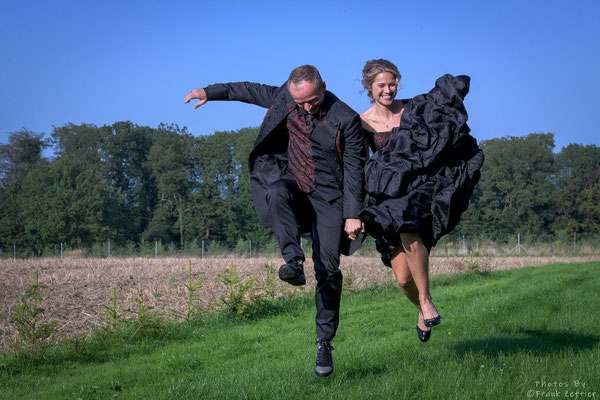 gothic wedding, black bridaldress 