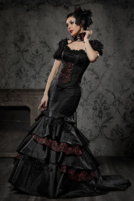 Stage outfit luxury, gothic wedding
