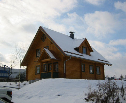 Finnisches Blockhaus in Hessen - In Finnland wintererprobte Konstruktionen -Wohnblockhaus - Langen -Oberursel - Bensheim - Maintal - Wiesbaden